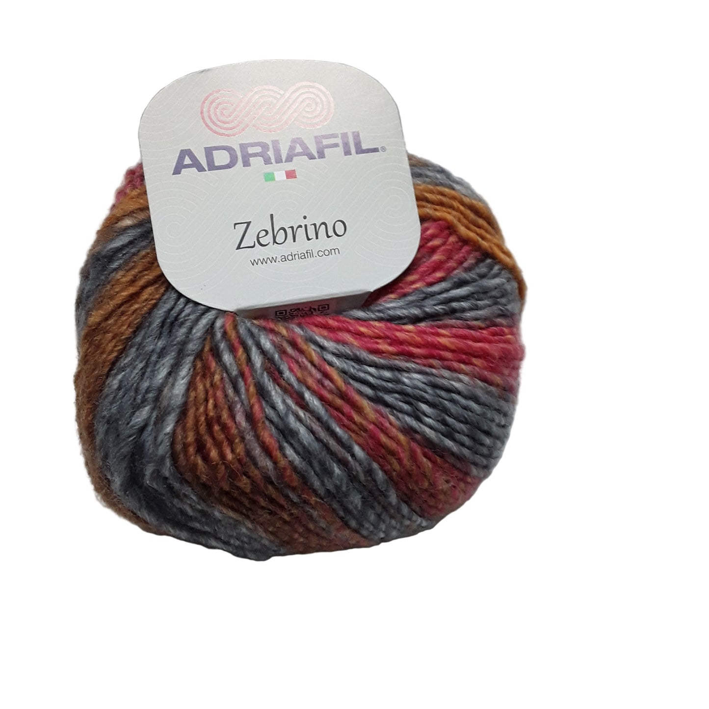ADRIAFIL ZEBRINO MISTO LANA 53%lana 47% acrilico gr 50 metri 125 ferri 4,5