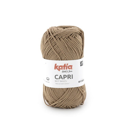 COTONE CAPRI KATIA 100% COTONE MERCERIZZATO DA 50 GR PER 125 METRI