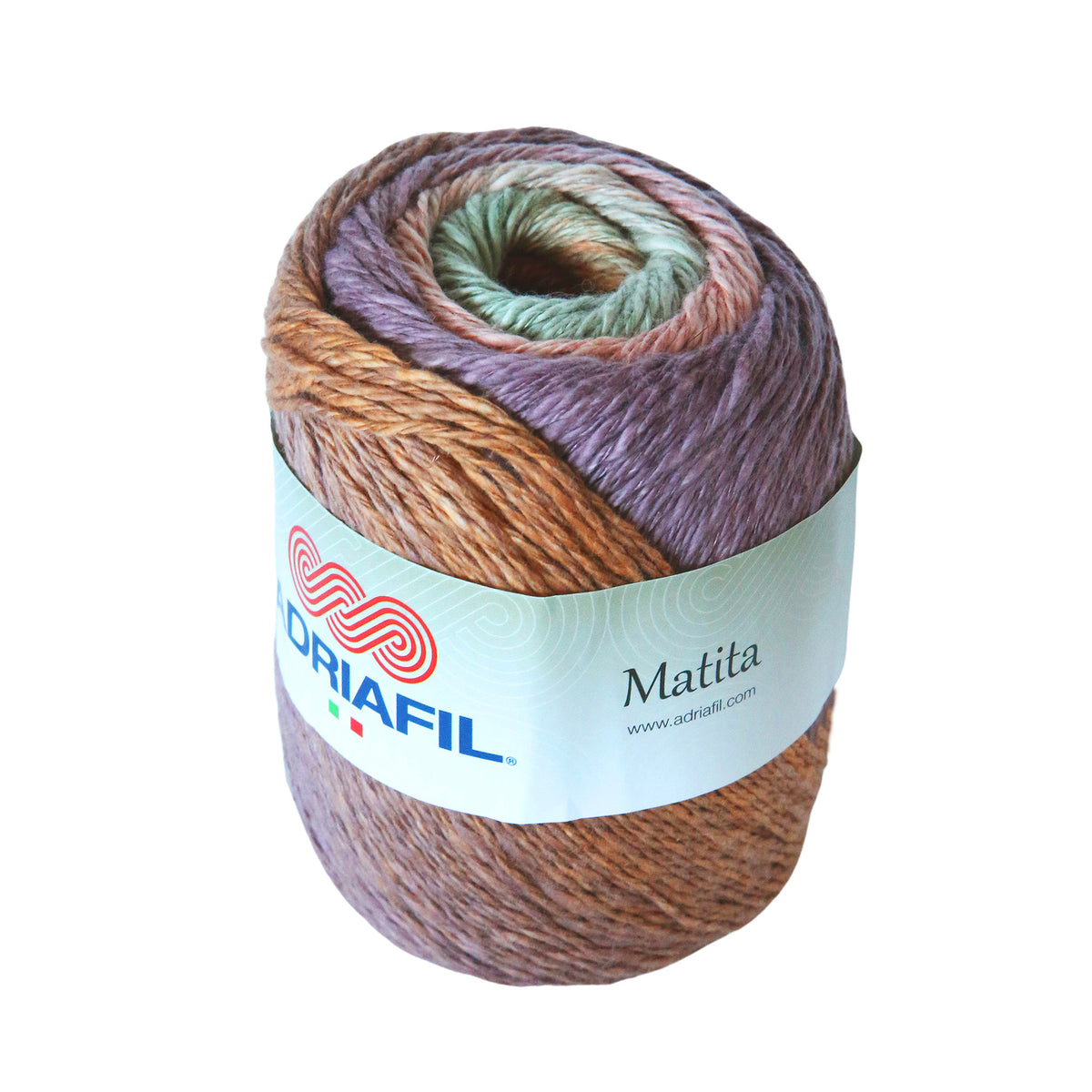 Filato Matita Adriafil Cotone e Canapa (100g) | Gomitolo Sfumato 100% Naturale | Merceria Flavia