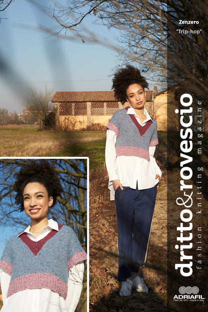 Filato Zenzero Adriafil – Effetto Tweed Moderno e Soffice