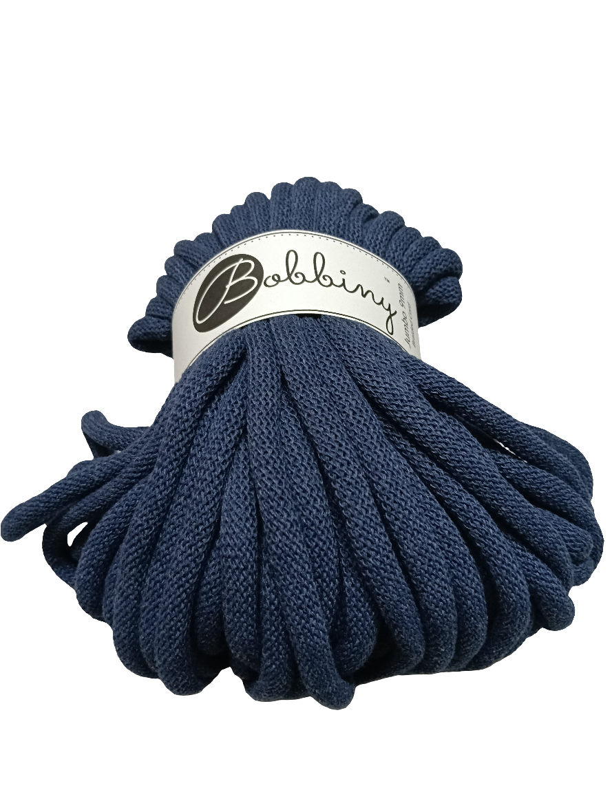 BOBBINY JUMBO FILATO IN CORDA DA 9 MM PER 30 METRI  PER BORSE, CESTE, TAPPETI,FASCIATOI E CULLE PER BAMBINI