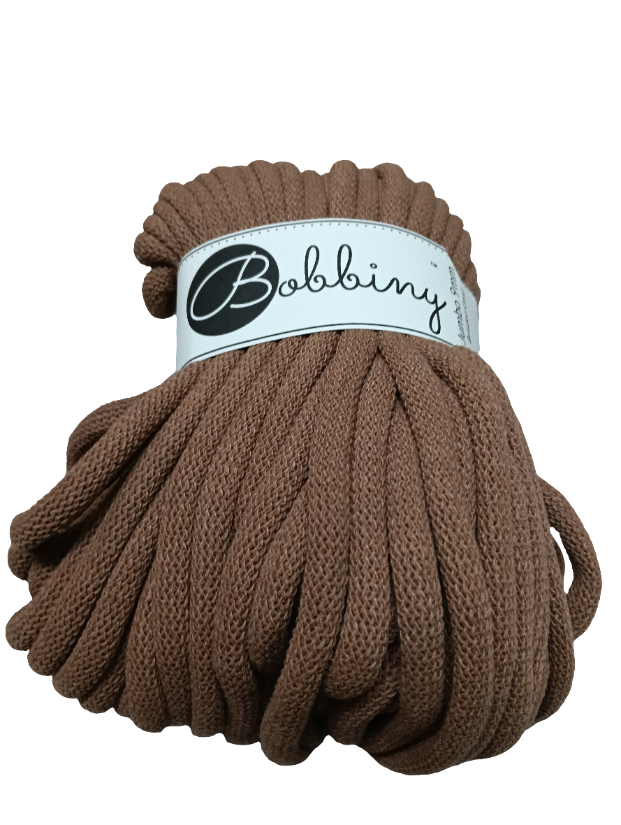 BOBBINY JUMBO FILATO IN CORDA DA 9 MM PER 30 METRI  PER BORSE, CESTE, TAPPETI,FASCIATOI E CULLE PER BAMBINI