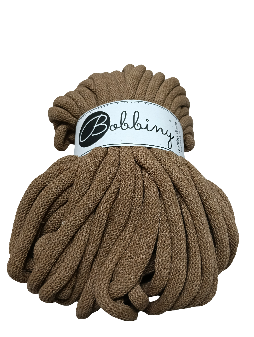 BOBBINY JUMBO FILATO IN CORDA DA 9 MM PER 30 METRI  PER BORSE, CESTE, TAPPETI,FASCIATOI E CULLE PER BAMBINI