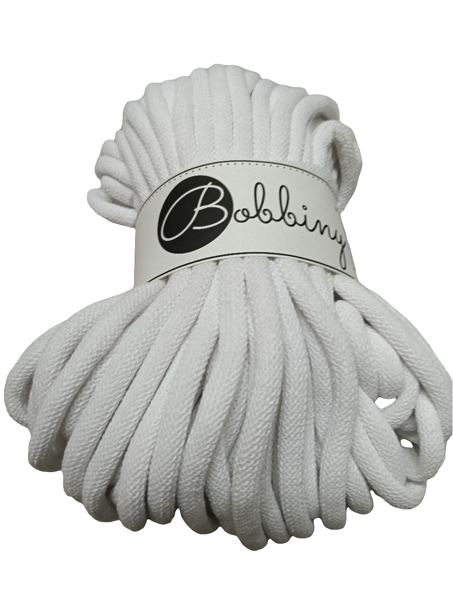 BOBBINY JUMBO FILATO IN CORDA DA 9 MM PER 30 METRI  PER BORSE, CESTE, TAPPETI,FASCIATOI E CULLE PER BAMBINI