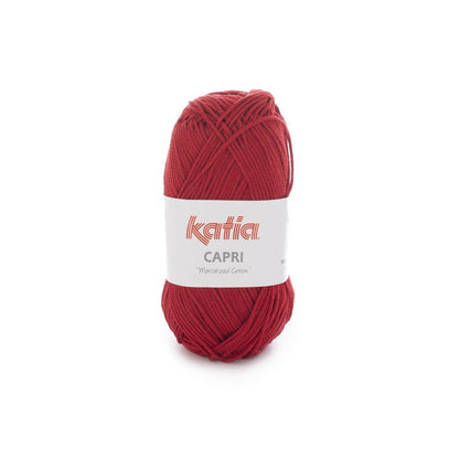 COTONE CAPRI KATIA 100% COTONE MERCERIZZATO DA 50 GR PER 125 METRI