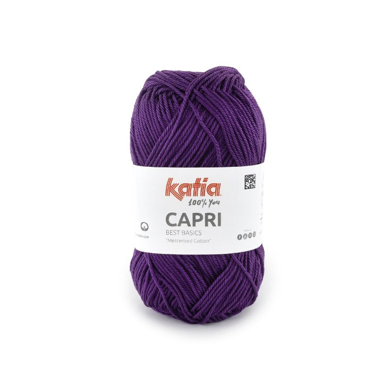COTONE CAPRI KATIA 100% COTONE MERCERIZZATO DA 50 GR PER 125 METRI