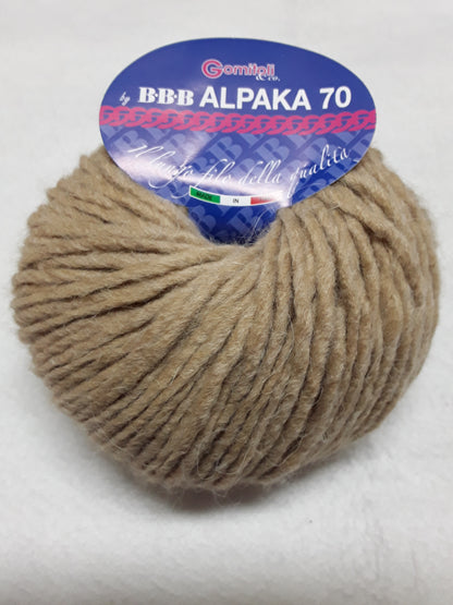 ALPAKA 70 BBB GOMITOLI DA 50 GR PER 80 METRI 70%ALPACA 20% LANA 10%ACRILICO