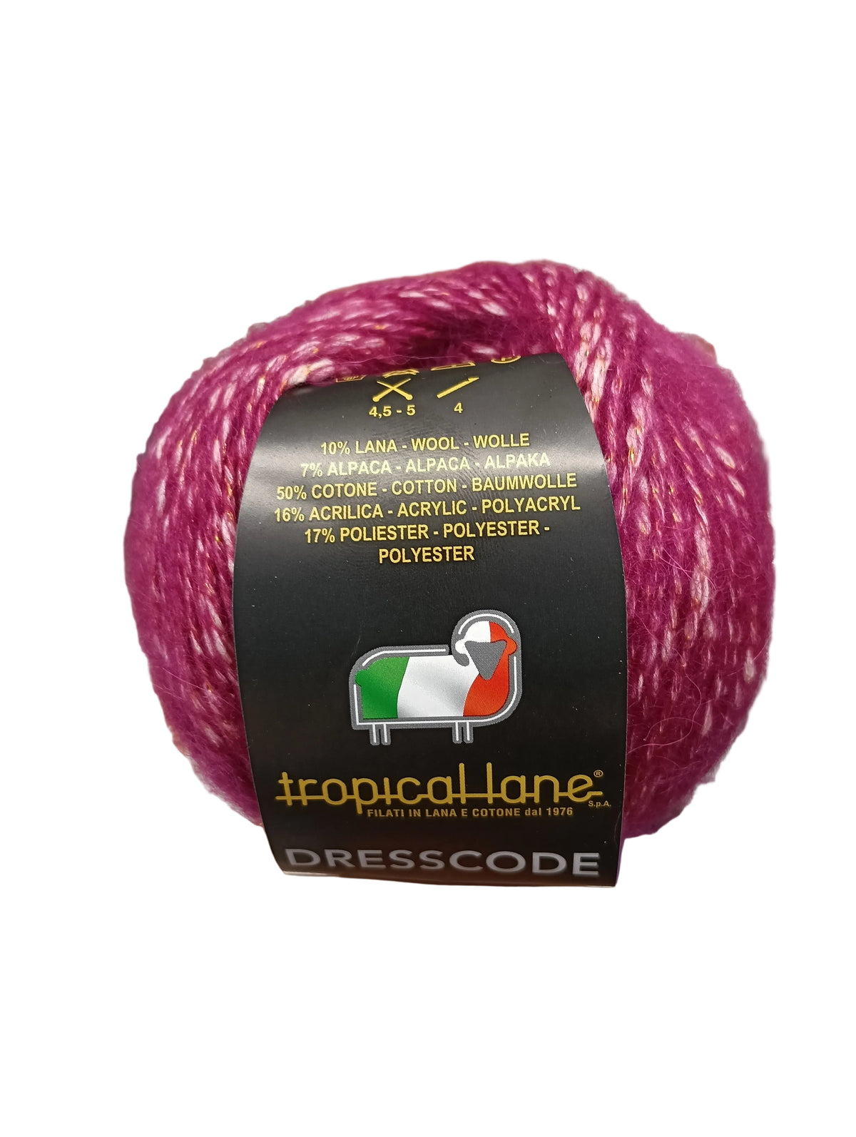 Dresscode Tropical Lane 50g | Lana, Mohair e Cotone Soffice e leggermente lame'