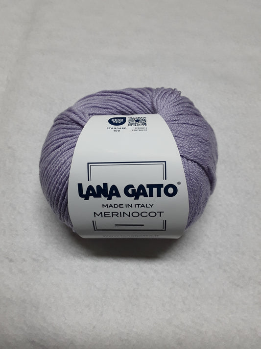 MERINOCOT  LANA GATTO 53% LANA MERINO EXTRAFINE, 47% COTONE GR 50 METRI 125